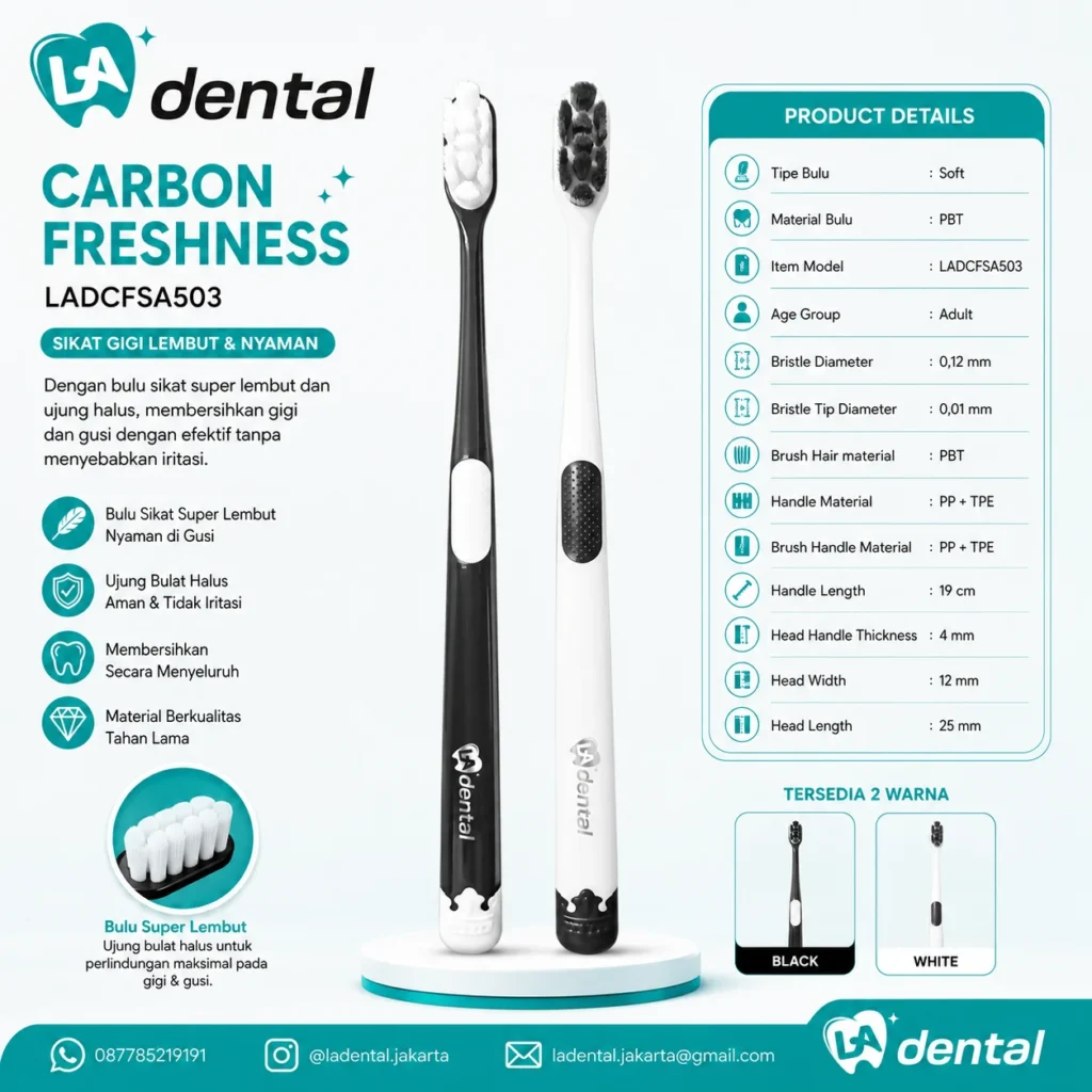 Sikat Gigi Dewasa CARBON FRESHNESS SERIES