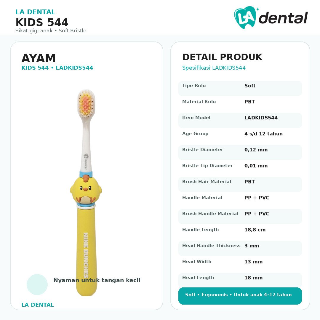 Sikat Gigi Anak KIDS 544 SERIES - Image 3