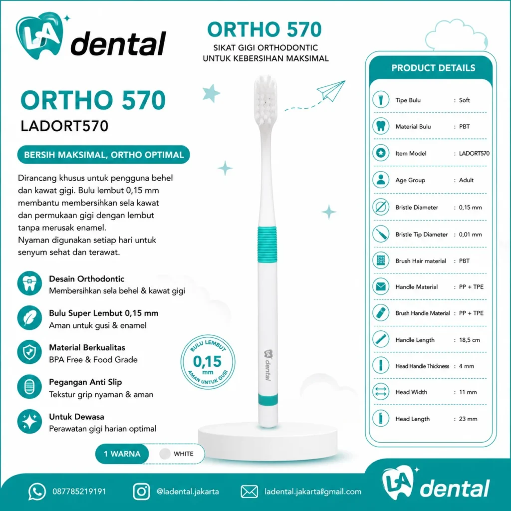 Sikat Gigi ORTHO 570 SERIES
