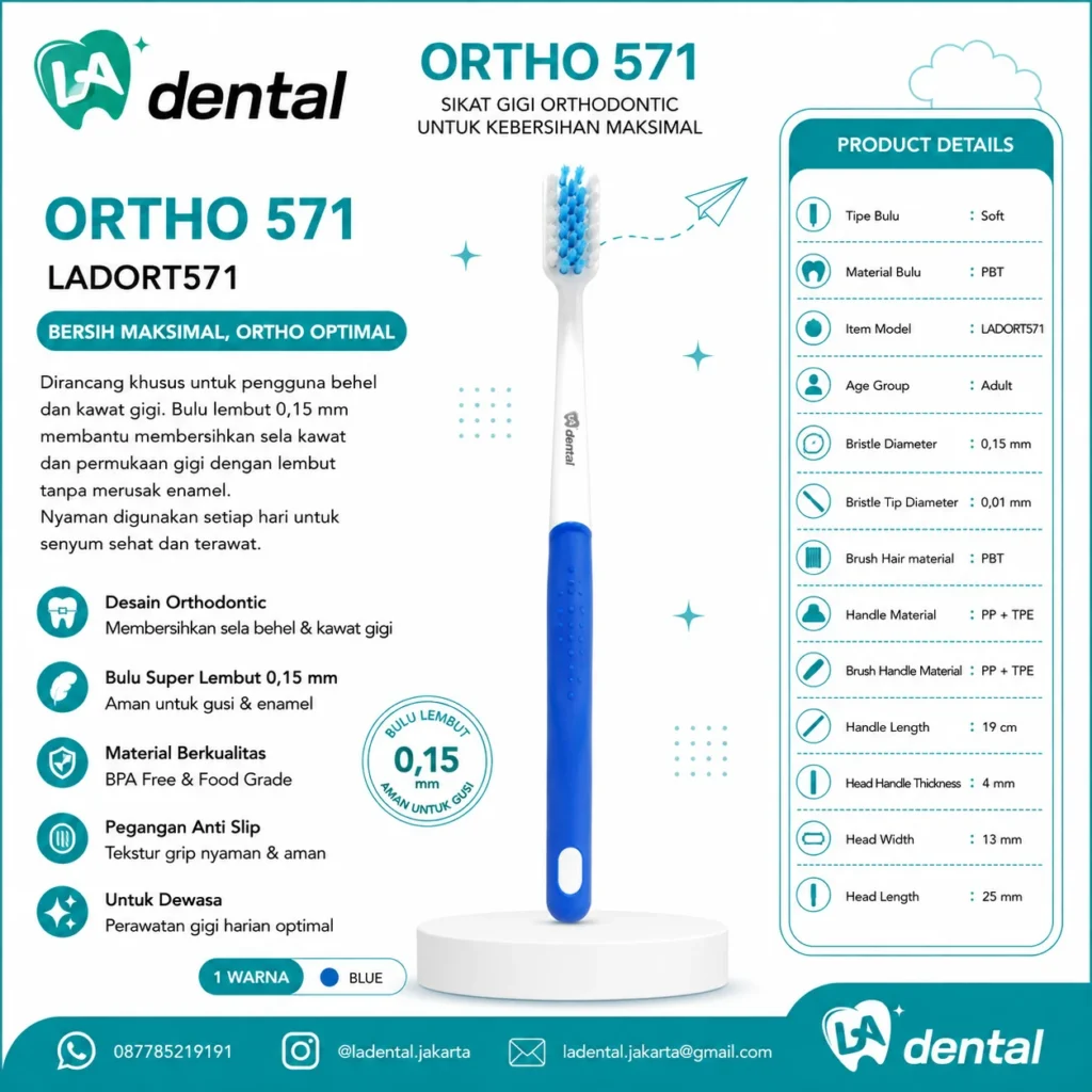 Sikat Gigi ORTHO 571 SERIES
